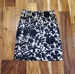 LOFT pretty flowered skirt